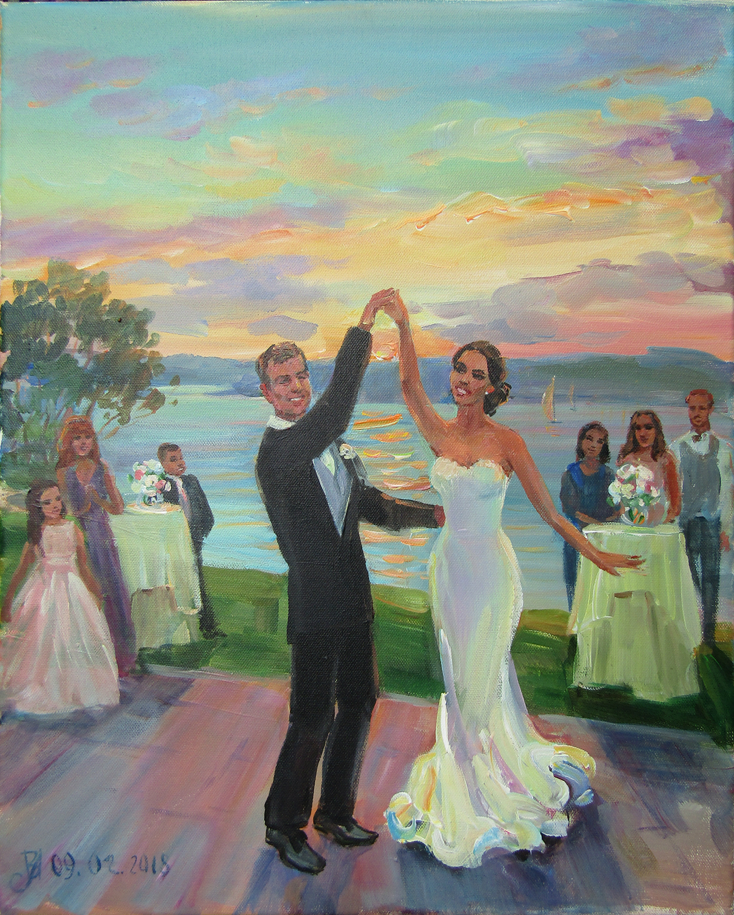 wedding-painting-first-dance-at-ocean-cliff